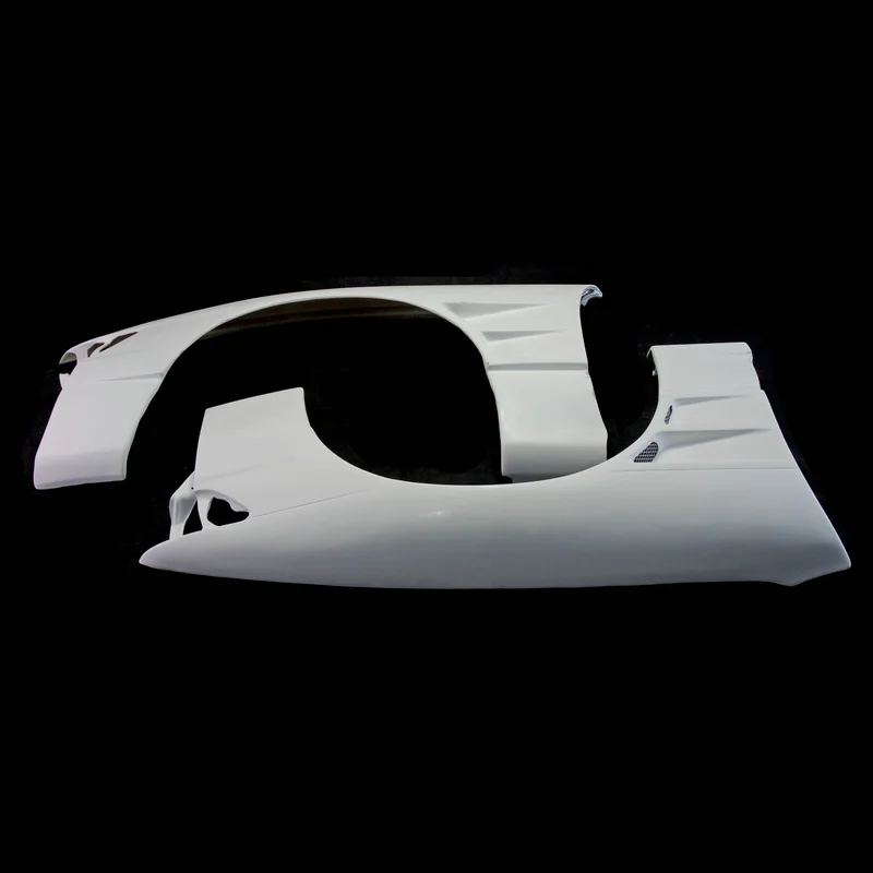 Fiber Glass Car Parts For Nissan S13 PS13 Silvia DM Style D1 Front Fender +40mm (With Door Vents)