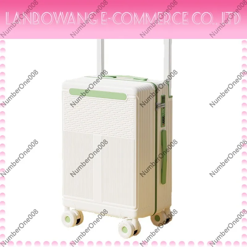 20 Inch Carry On Luggage 24 Inch Suitcase Wide Handle 8 Wheels Spinner Hard Shell TSA Lock Lightweight Travel Suitcase