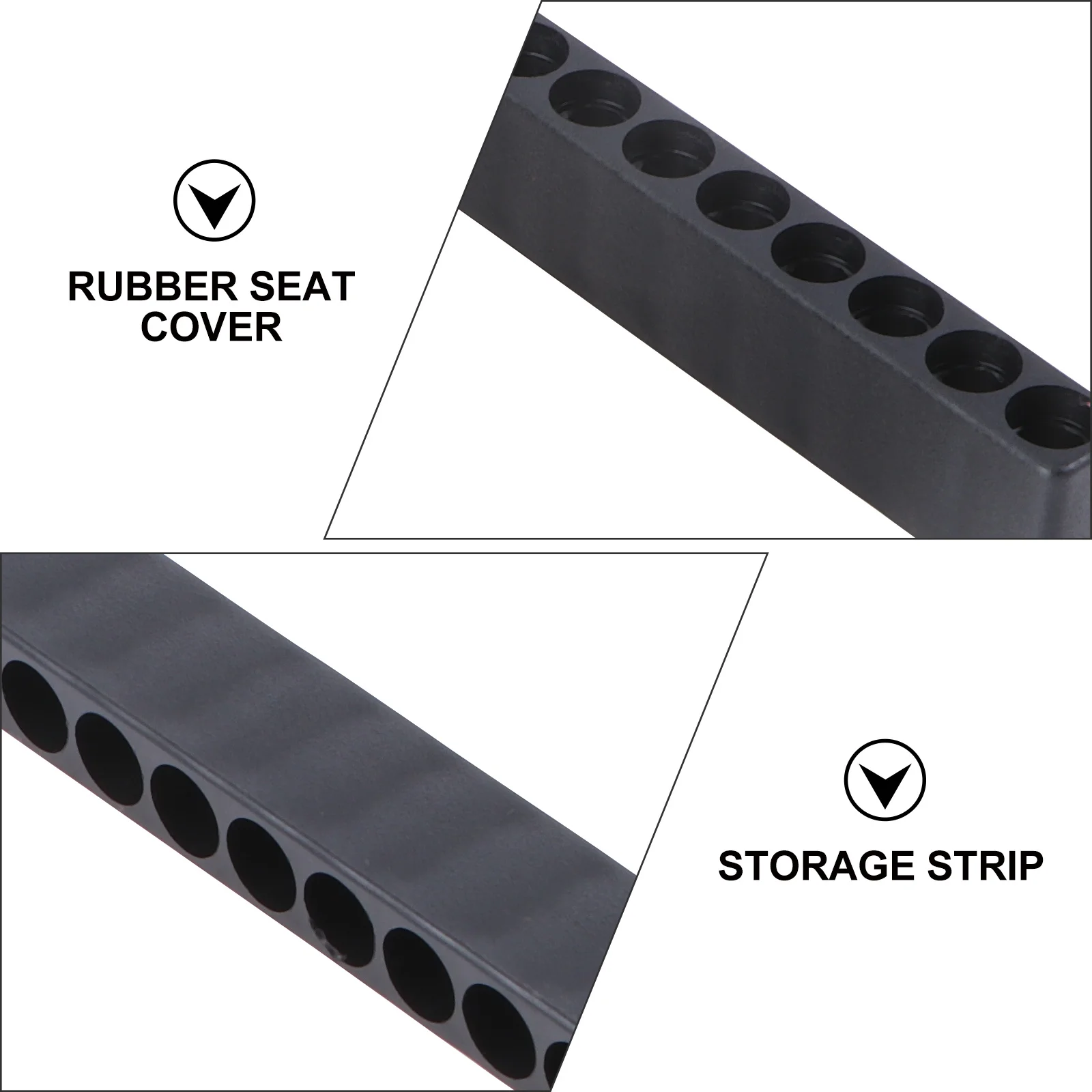 

10Pcs Hex Screwdriver Bits Storage Case Flexible Plastic 12 Holes Holder Organizer for Drill Bit Stand Screw Bits Storage Case