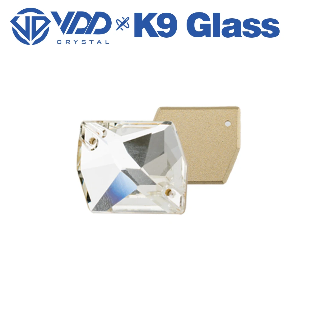 VDD S101 Kristall Cosmic K9 Glas Aufnähbare Strasssteine Hochwertige AAAAA Kristall-Flachsteine zum Aufnähen – Detail 4