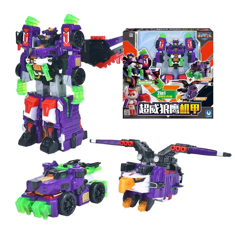 2 IN 1 Mini Force V Rangers Transformation Robot to Car Toys Action Figures Mini Force X Deformation Dinosaur Robot Toy