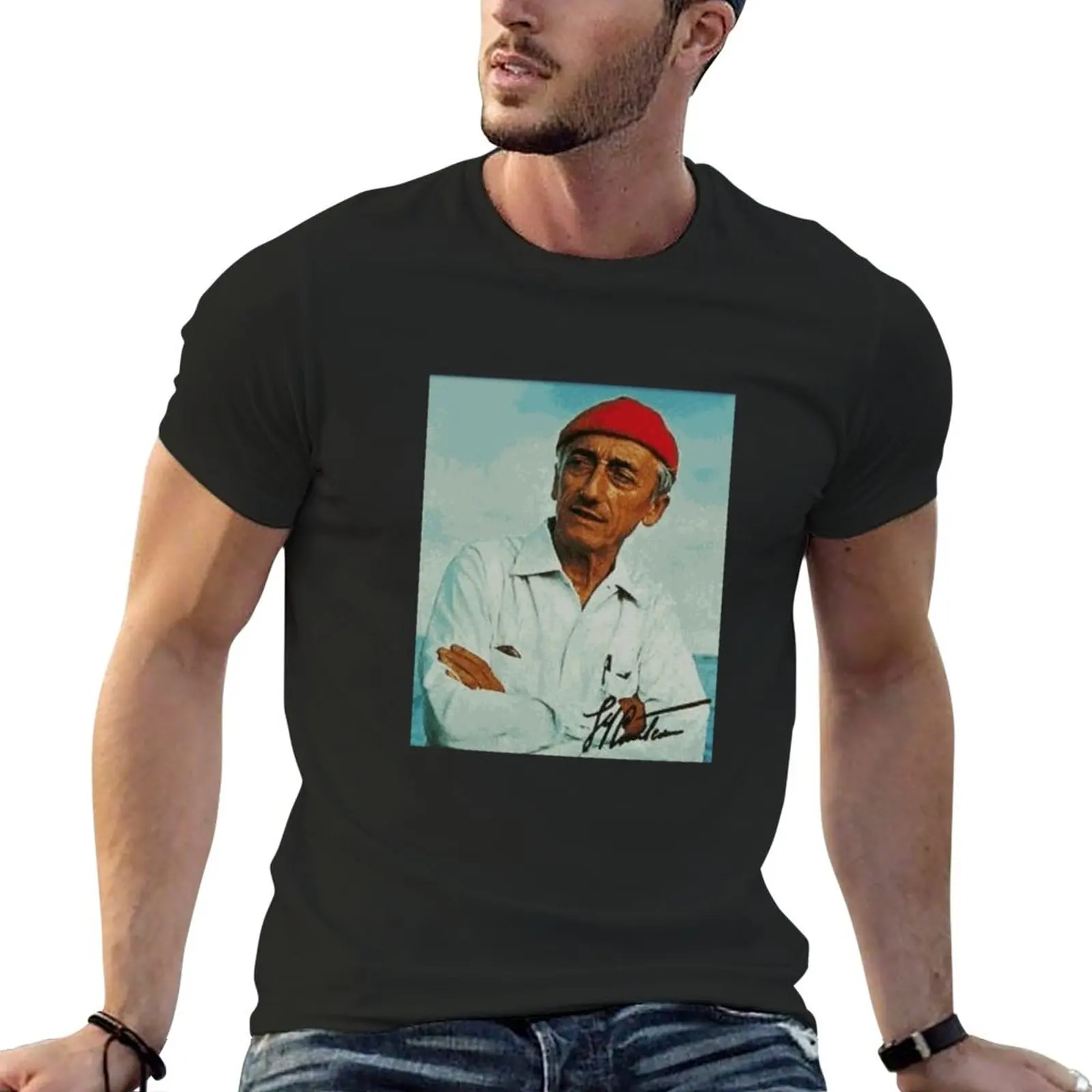 

New Jacques Cousteau T-Shirt T-Shirt cute clothes summer top men t shirt