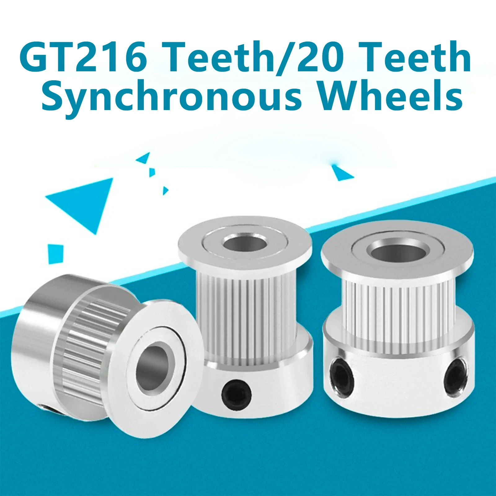 3D Printer Accessories 2GT synchronous wheels 16/20 teeth Driving Gear Belt Pulley gt2 Mechanical Motor Synchronous Belt Wheel