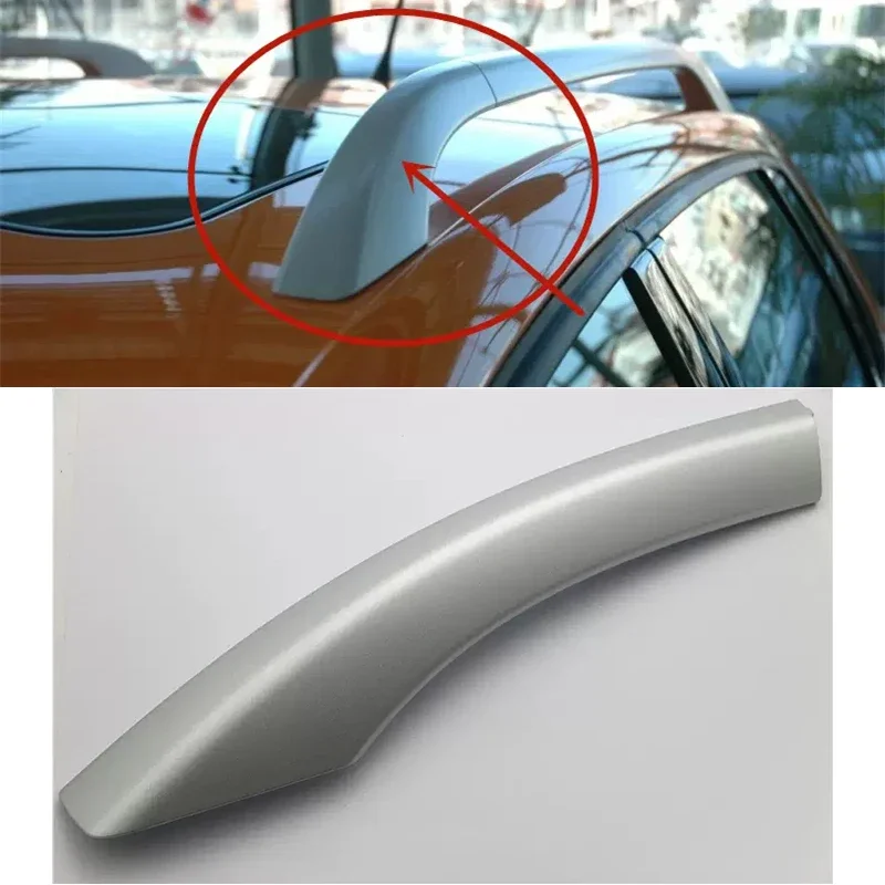 Car Silver Front Rear Left Right Roof Rack Luggage Bar Rail End Shell Plasitc Cover For VW CROSS POLO 2007 2008 2009 2010 2011