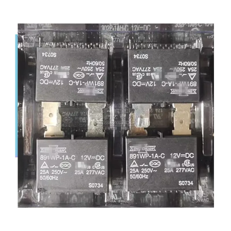 10PCS Relay. 4-pin 12VDC motherboard 20A circuit board 2 plug 25A 891WP-1A-C-12VDC-25A SFK-112DM-25A G4A-1A-E-CN-12VDC-20A