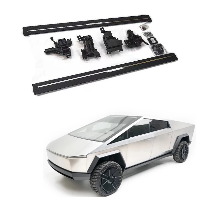 

STLF Automatic Electric Power Side Step Running Board for Tesla Cybertruck 2024