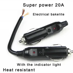 Connector Car Cigar Lighter Plugs Supplies Tools 12V Accessory For Car/Van Heat Resistant Replacement Socket Sale