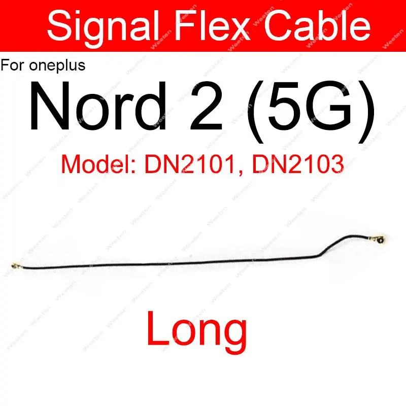 1PC Wifi Antenna Flex Cable For Oneplus Nord 2 5G N10 N100 5G Signal Antenna Wifi Signal Flex Ribbon Replacement