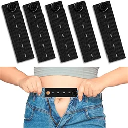 5/10PCSFatty Maternity Waistband Elastic Extender Pants Belt Extension Buckle Button Pregnancy Adjustable Waist extension buckle