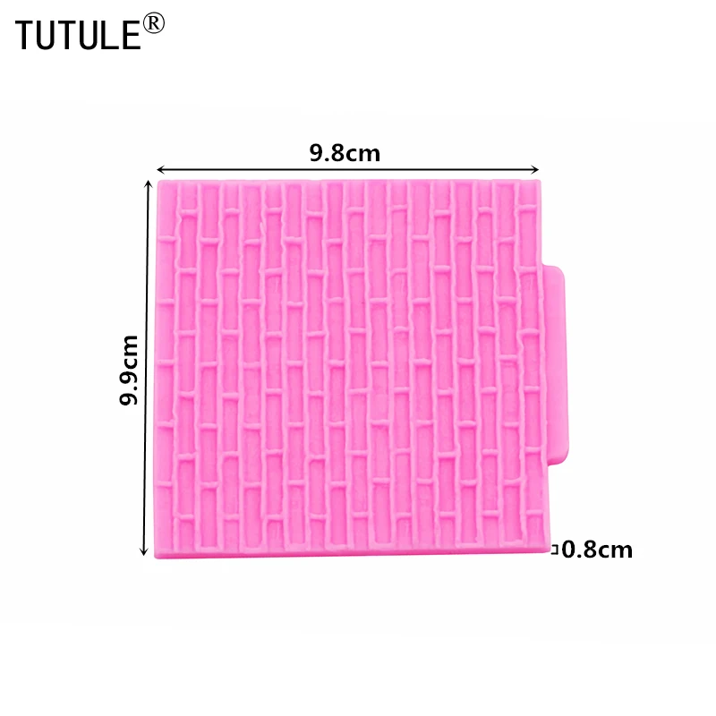 Castle brick texture lattice mat fondant cake decoration silicone mold Brick Embossed DIY shaker epoxy Flexible Polymer ClayMold