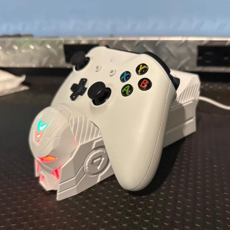 قاعدة وحدة تحكم الألعاب للشحن اللاسلكي Beboncool A100 RGB متوافقة مع Xbox Microsoft Xss Series/Sx/One Elite