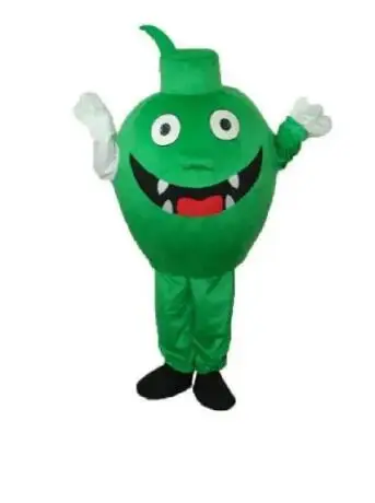 New Adult Green Monster Mascot Costume Cosplay Mascotte Fancy Dress Character Carnival Christmas Celebration Mascot Costume