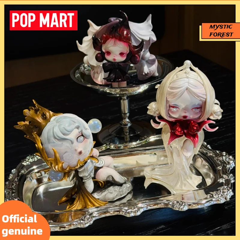 

POP MART SKULLPANDA Figure Genuine Petals in Four Acts Series Blind Box Ornament Model Home Decoration Figurine Toys Gift