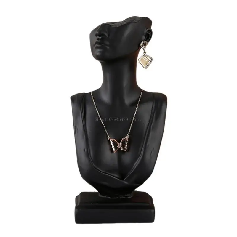 Elegant Neck Model Display Stand Necklace Display Stand Earrings Display Stand
