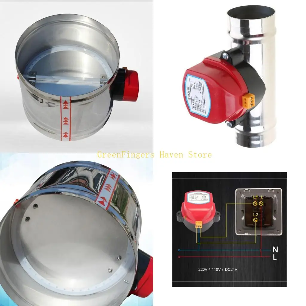 

F68D 220VAC воздушный воздухопроток моторизованные дреймовые клапаны Регулируемые клапаны воздушных потоков.
