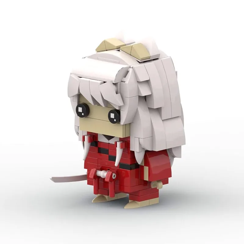 Brickheadz MOC Japan Anime Figuren Inuyashas Kikyo Higurashi Kagome Sesshoumaru Sets Bouwstenen Speelgoed Voor Kinderen Geschenken