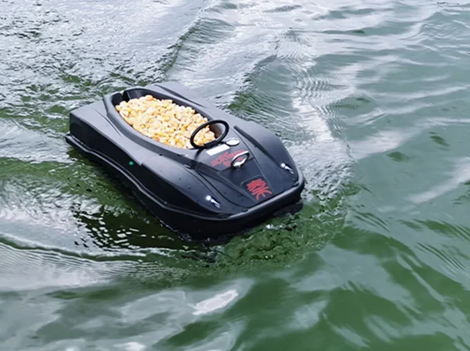 remote bait boat gps carp fishing rc remote controlled abs hull points autopilot 7.4V 5Ah