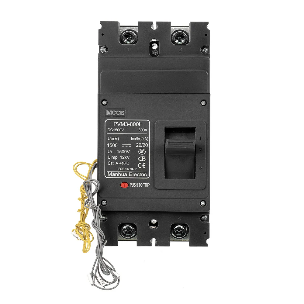 

PVM3-800H 800A 2P 1500VDC MCCB PV Solar System Moulded Case Circuit Breaker