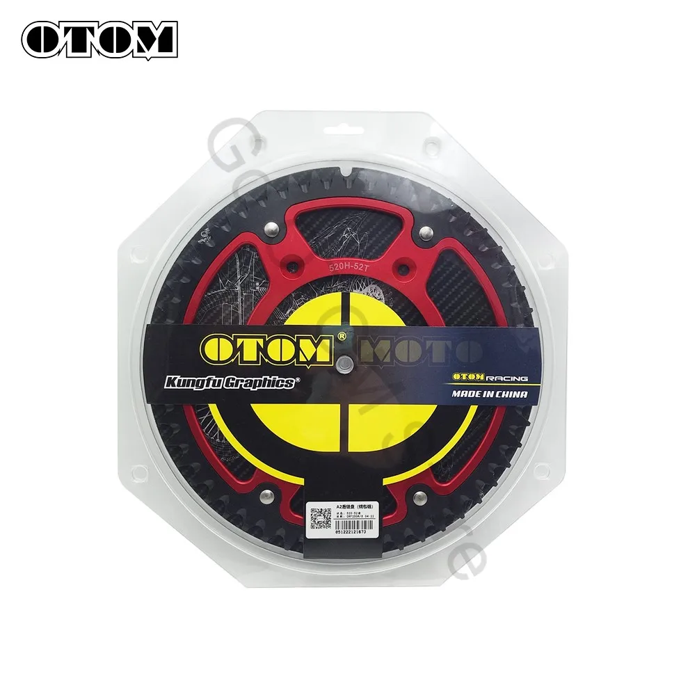 OTOM 1987-2023 Motorcycle Rear Dual Sprocket Chain 520 51T 52T For HONDA CR125R CRF150F CRF230F CRF250F CRF250R CRF450R XR230
