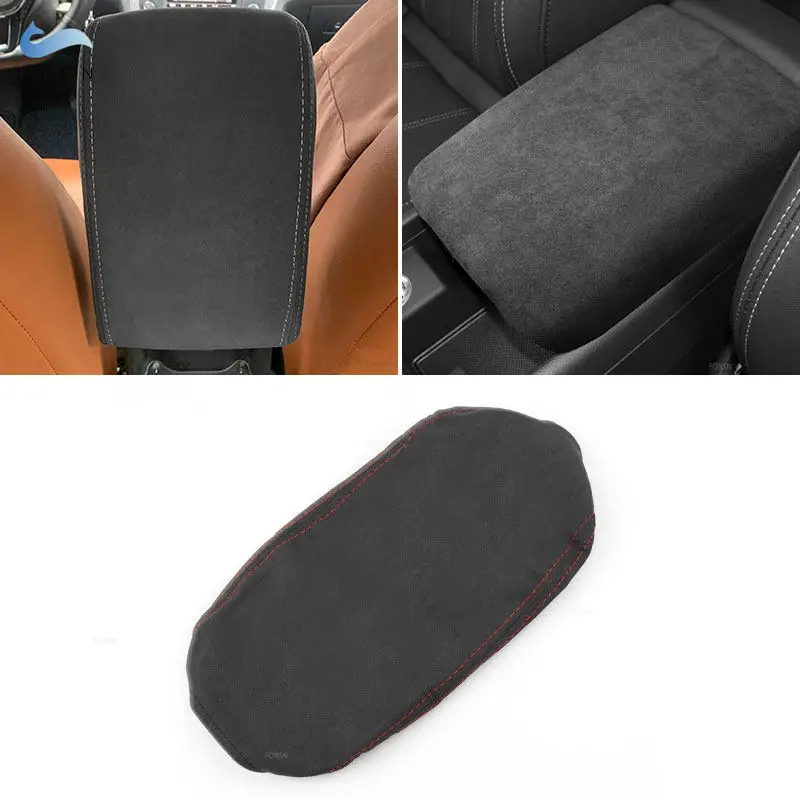 

For VW Golf 6 MK6 2010 2011 2012 2013 Soft Suede Leather with elastic band Interior Center Control Armrest Box Cover Trim