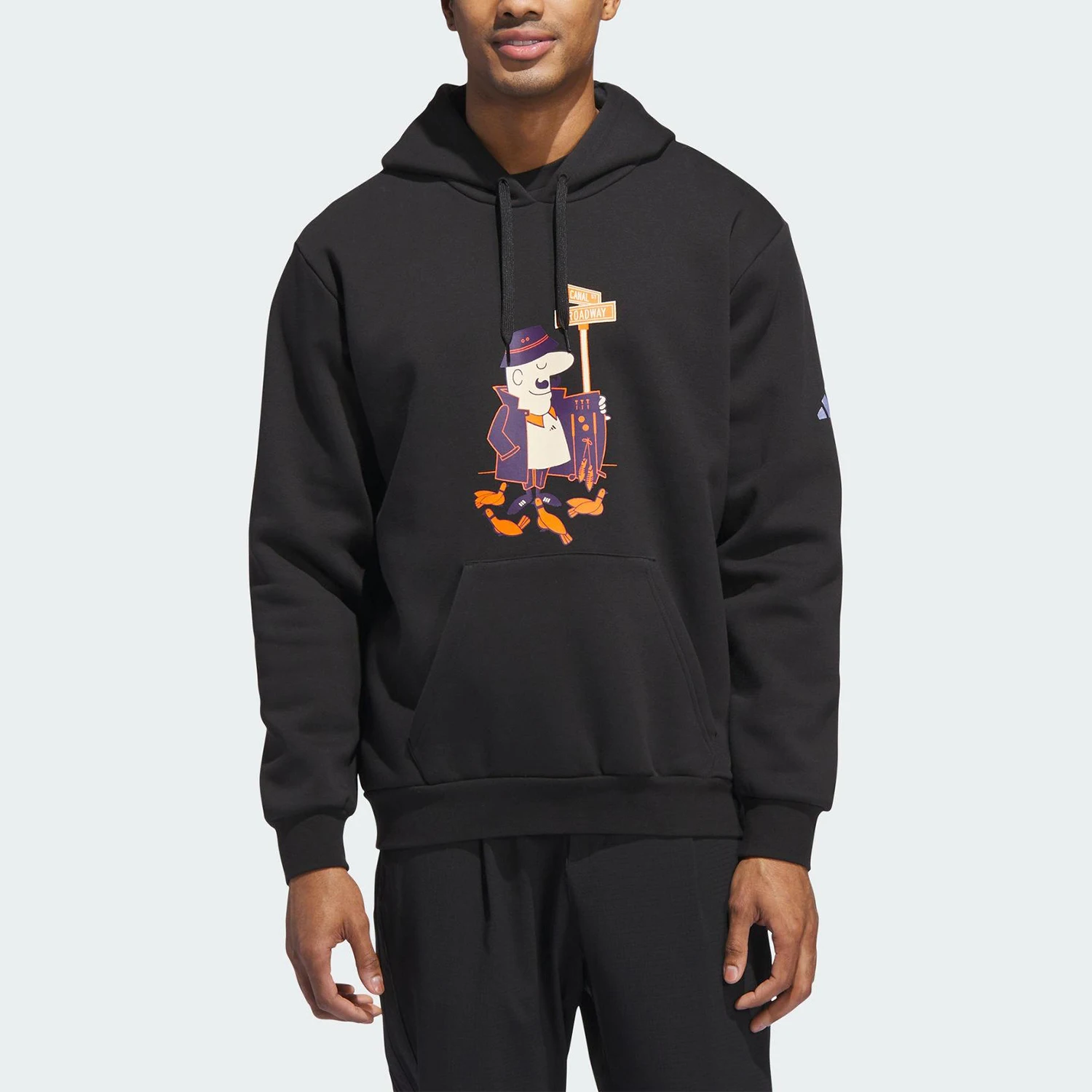 adidas genuine Autumn Men's Golf Print Sweatshirt JX1757