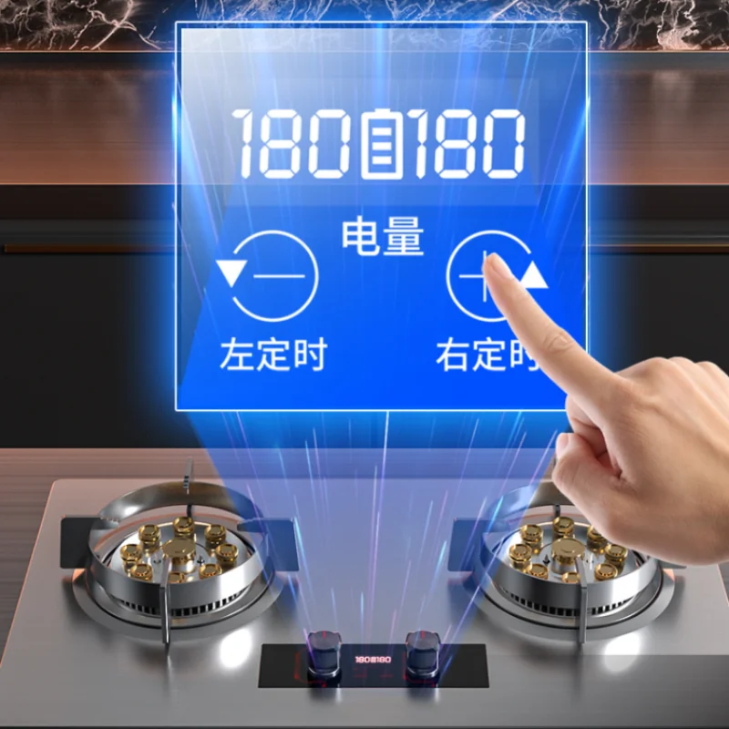 Fornello a Gas da 8.5KM fornello a Gas liquefatto a Gas naturale per uso domestico fornello a Gas incorporato fornello a fuoco forte