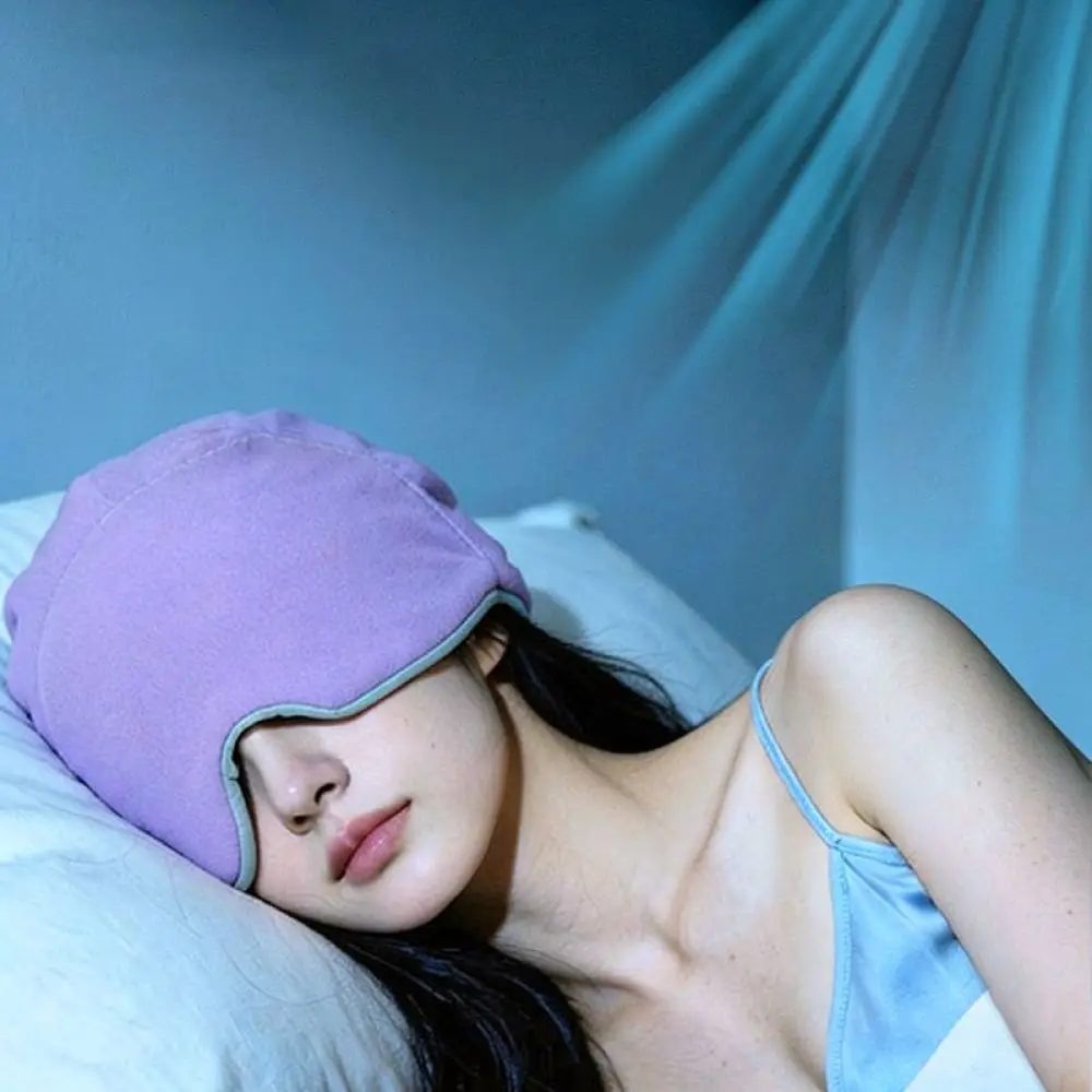 Deep Sleep Aid Mask Velvet Headband Comfortable Weighted Eye Shade Breathable Protection Anti Light For Daily Travel