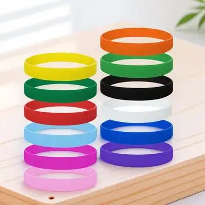 12 قطعة من الأساور المطاطية للحفلات من السيليكون للأطفال ومهرجان أعياد الميلاد وأساور مطاطية للحفلات من السيليكون الفلوريسنت #6