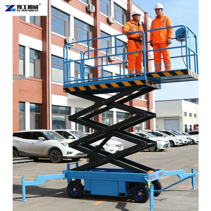 High Cost-performance High-quality 6~12m Manual Scissor Mobile Lift Platform