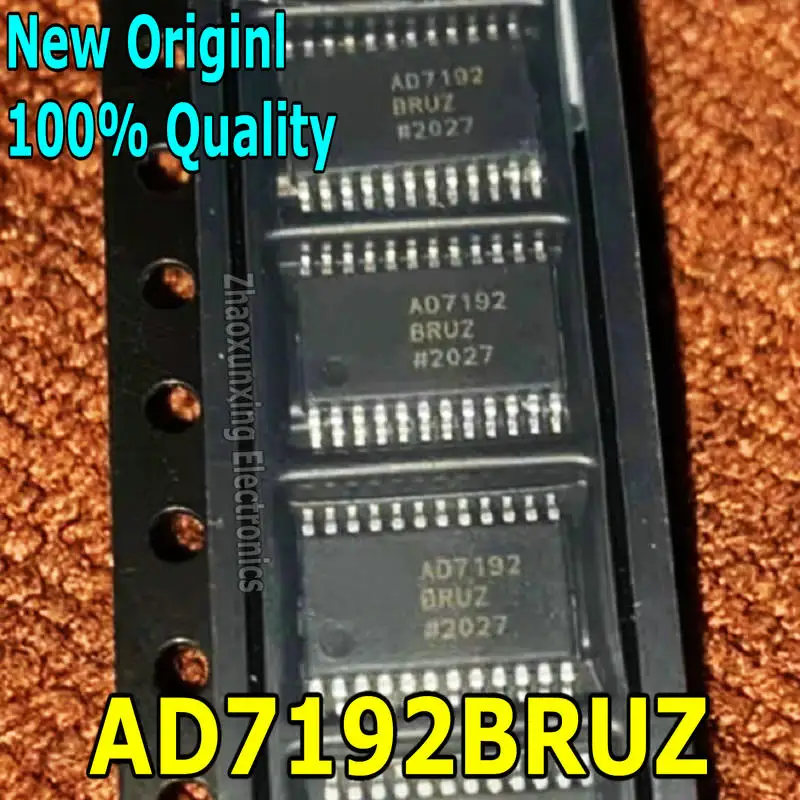 2~5PCS  New    AD7192BRUZ   AD7192BRU   AD7192    TSSOP-24    Chipset