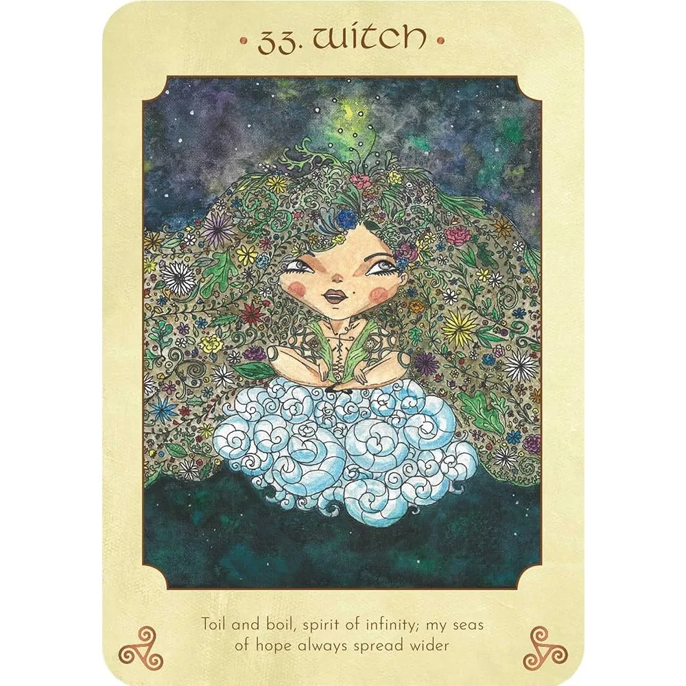 44-częściowe karty Anamchara Oracle: Be Guided By Your Loving Soul Companion 10,4 * 7,3 cm