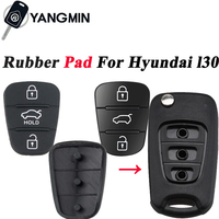 MI hyundai  i30 Car Key Shell  Rubber Pad Fit for Hyundai Solaris Accent Tucson l10 l20 l30 IX35 Kia K2 K5 Rio Ceed Key Case pad
