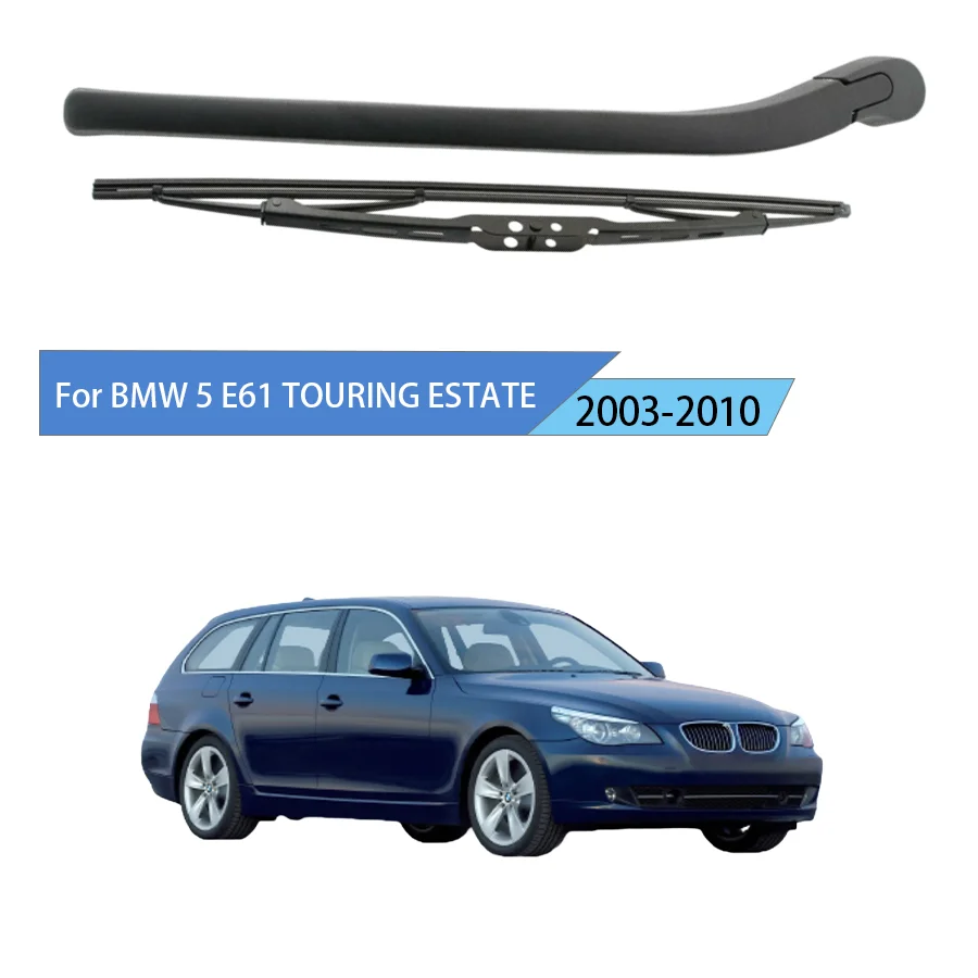 

Rear Window Windshield For BMW 5 E61 TOURING ESTATE 2003-2010 Rear Wiper Blade Arm Set