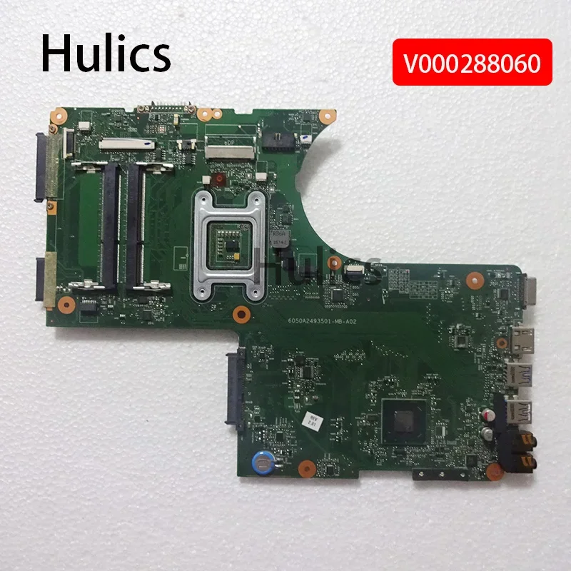 Hulics Used V000288060 For Toshiba Qosmio X870 X875 Laptop Motherboard HM76 DDR3 6050A2493501