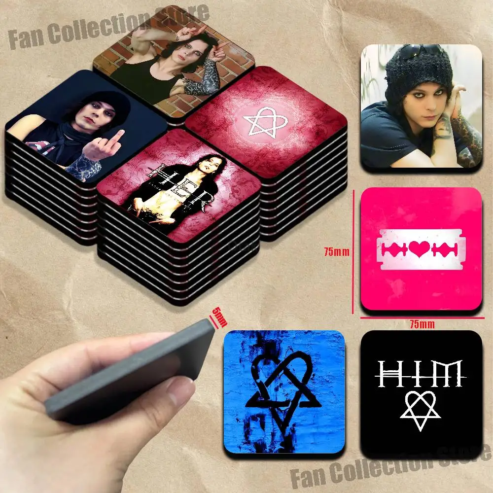 H-HIM Band V-Ville V-Valo Sublimation Magnet Cartoon Anime CuteFridge Magnets Personalized Sublimation Products for Kitchen