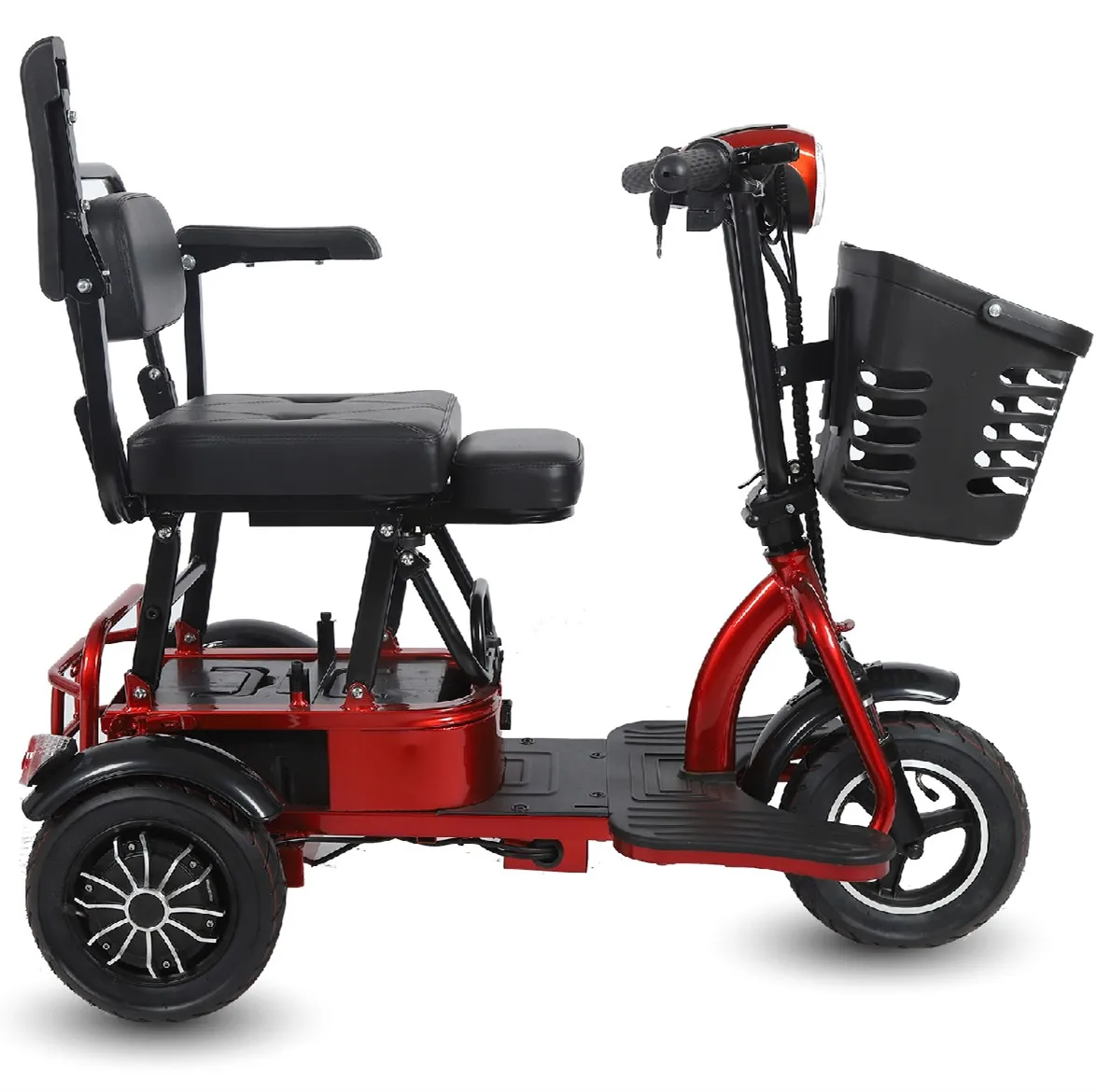 

EEC V3 electric tricycle high-quality 3-wheel electric scooter with basket for the elderly