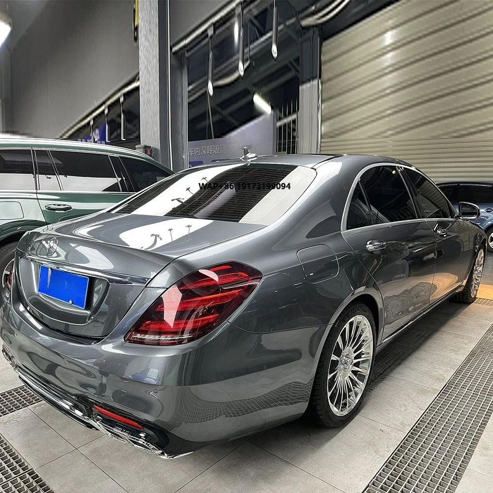 WRAPMASTER 1.52*15m TPU Satin Metallic Glossy Coal Grey Paint Protection Film TPU High Glossy PPF
