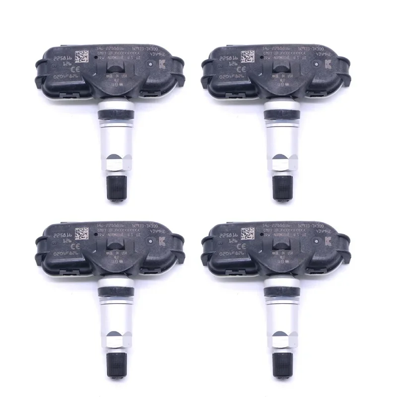 

4PCS Car TPMS Sensor Tire Pressure Monitoring Sensor For Hyundai Elantra 2006-2013 52933-3X300 52933-3X305 433/434MHZ