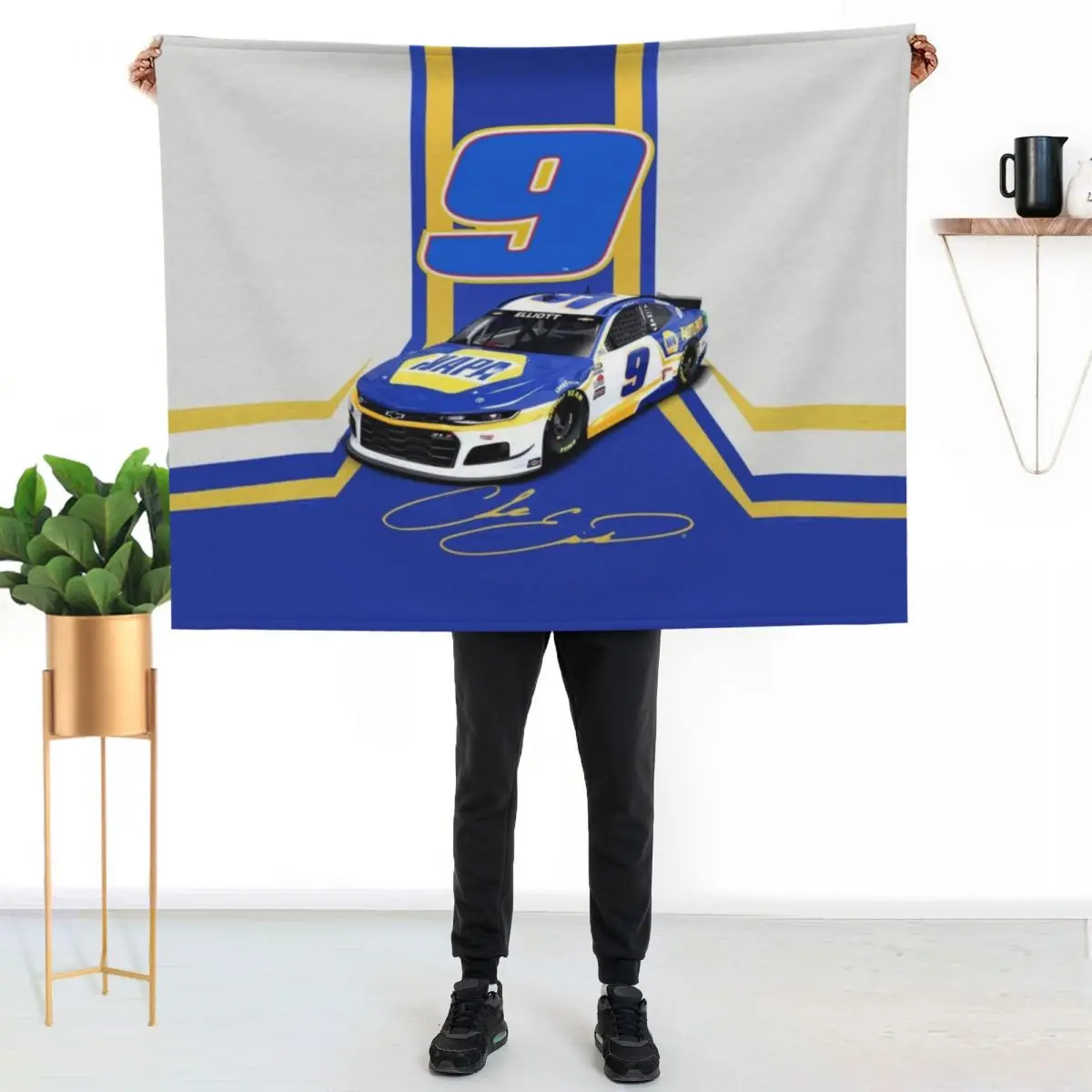 

chase elliott 2 Throw Blanket Multi Use Warm Blanket for Living Room Bedroom