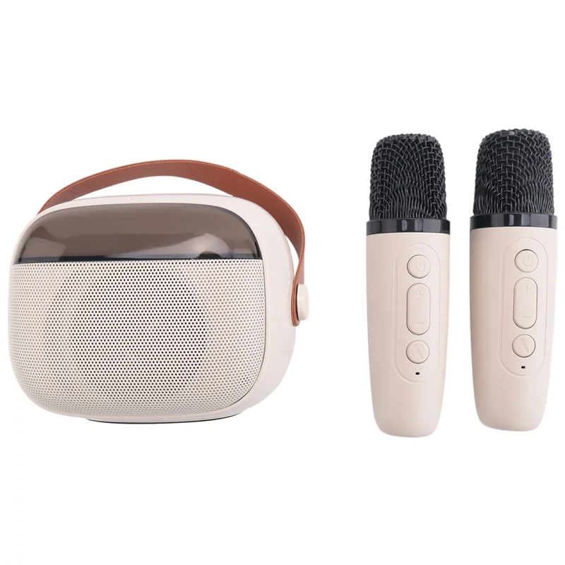 Affidabile macchina per karaoke per bambini, altoparlante Bluetooth portatile con 2 microfoni wireless