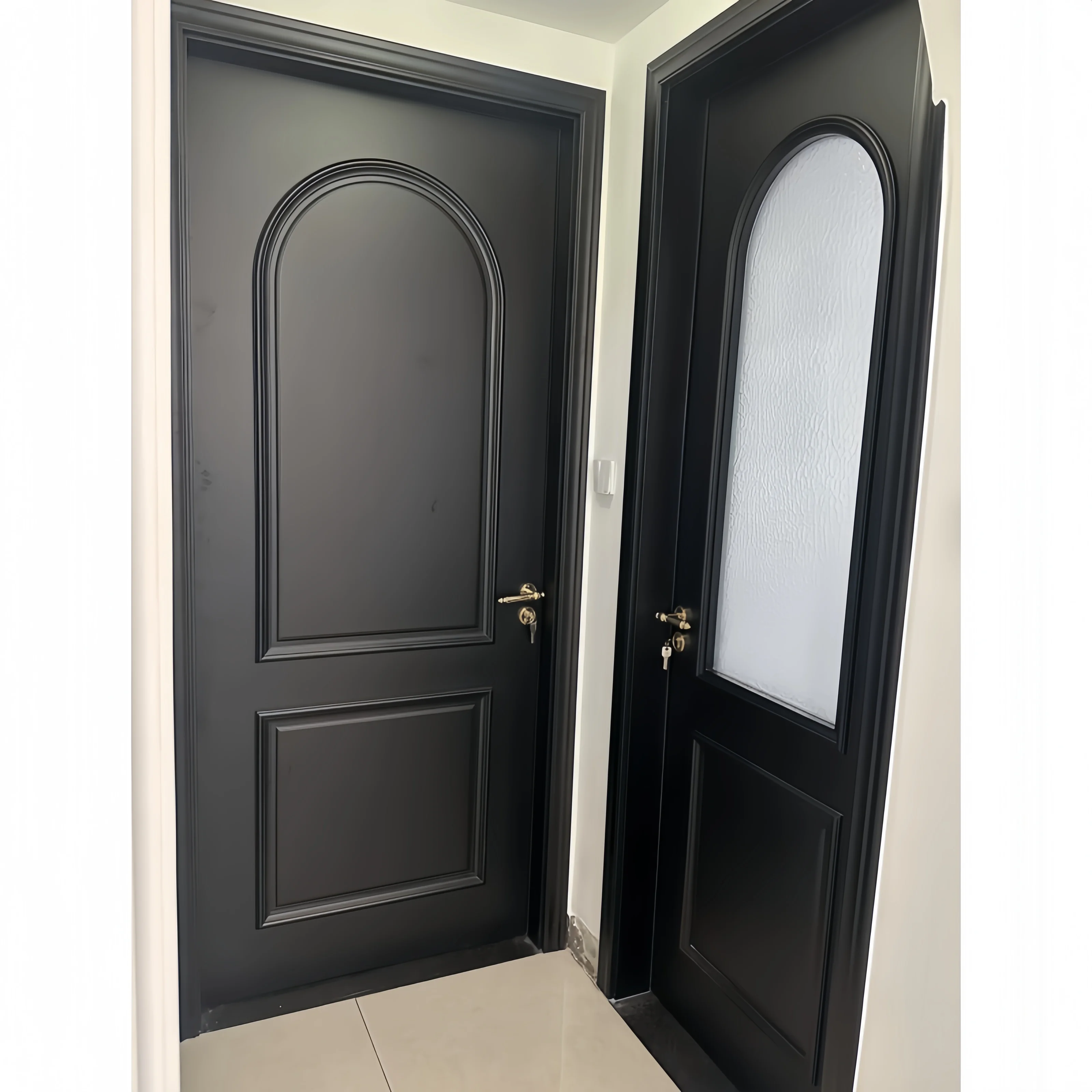 

Hot Selling Home Luxury Paint Solid Wooden Doors Wood Glass Door Design Wooden Door for Office Interior