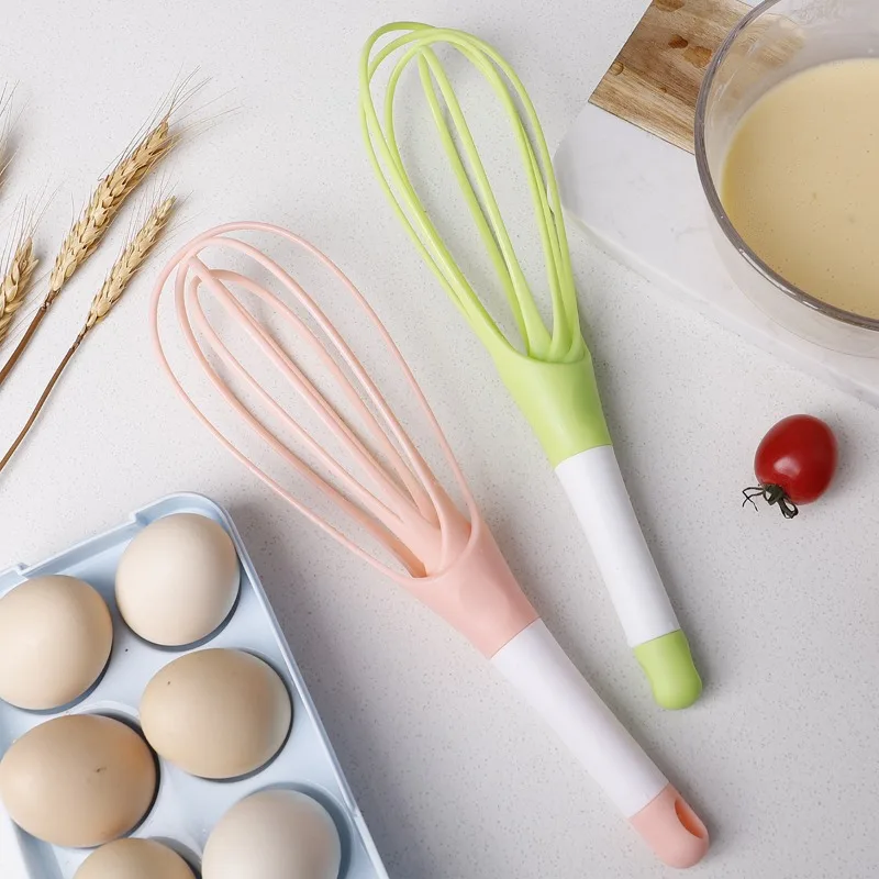 

Hot Sale Handheld Rotary Egg Whisk Ergonomic Beater with Foaming Wires for Cake Batter Mixing Cream Blending Manual Egg Beater
