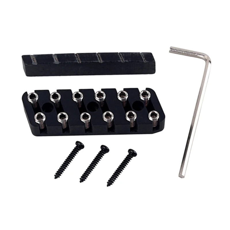 6/7/8 String Tremolo Lock System Locking Nut Accessories Lightweight Headless Guitar Bridge Portable Music Elements Guitar Parts