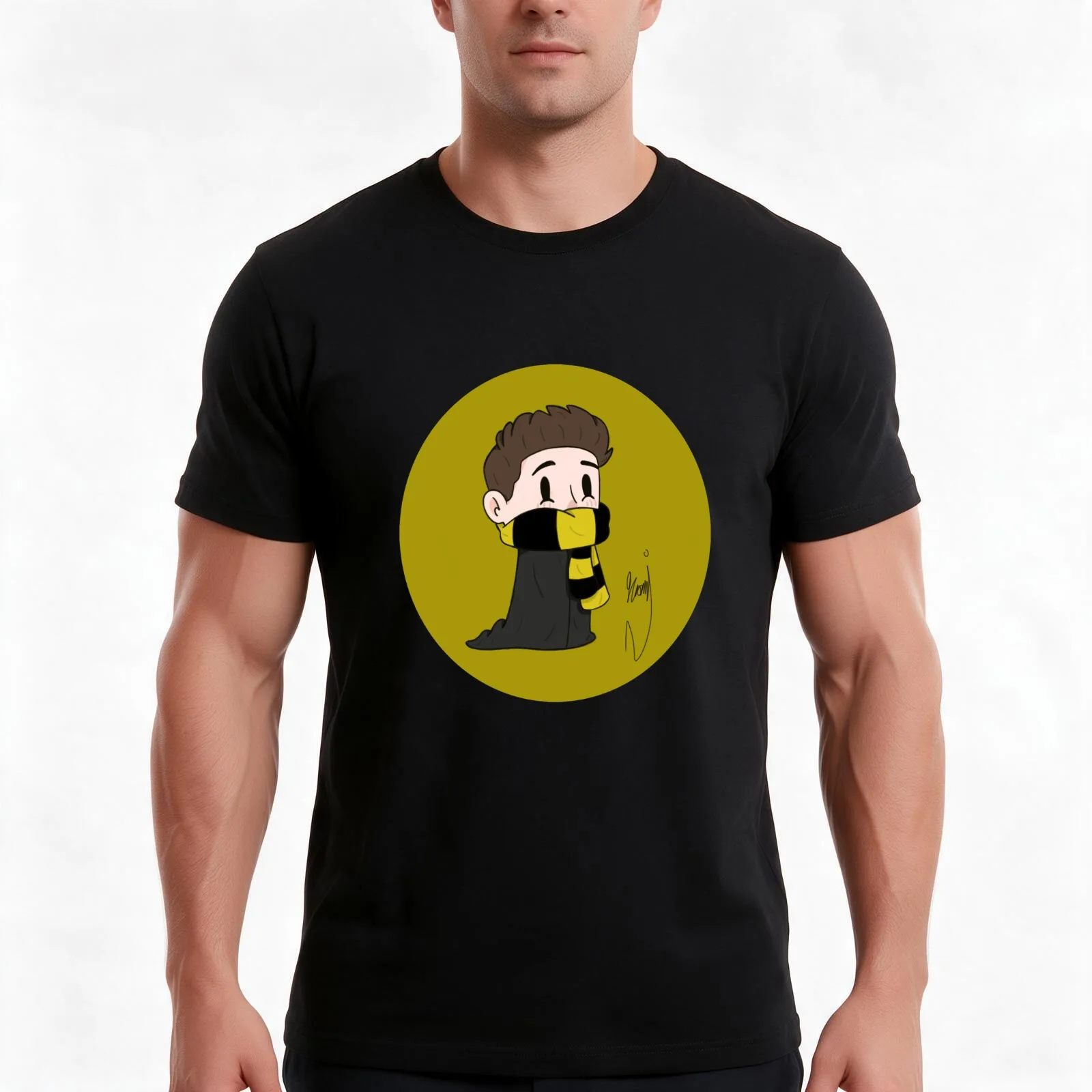 H. Daniel T-Shirt, Summer Casual Cotton Tee, Oversized Streetwear Tops, Vintage Graphic Print, Loose Fit Short Sleeve