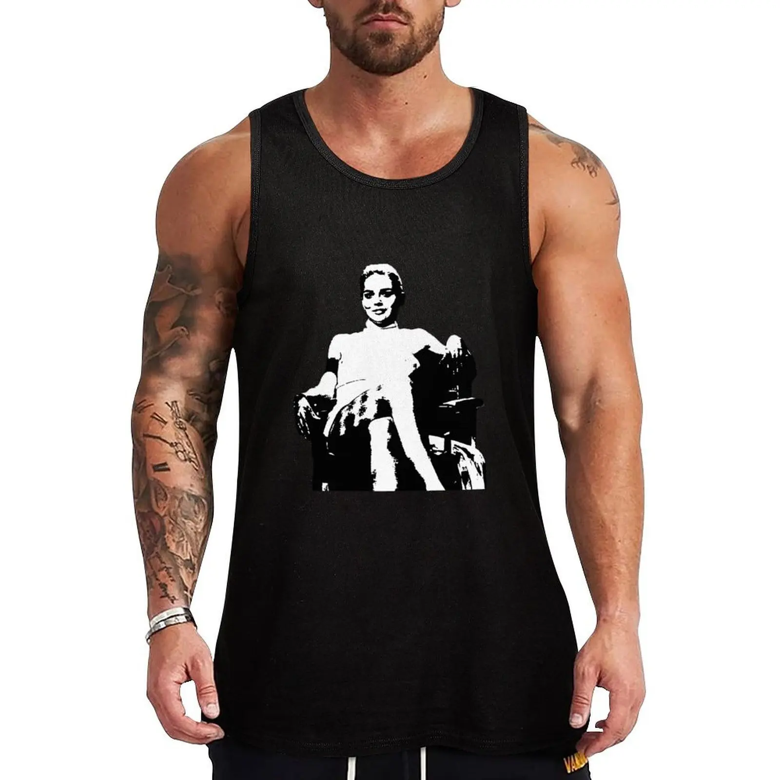 

SHARON STONE GRAPHIC Tank Top Clothing gym clothing men Men's sleeveless t-shirt t-shirts man