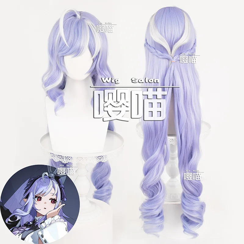 

Game Zenless Zone Zero Vivian Cosplay Wig Purple Hair Mockingbird Vivian Cosplay Women 80cm Long Hair + Free Cap