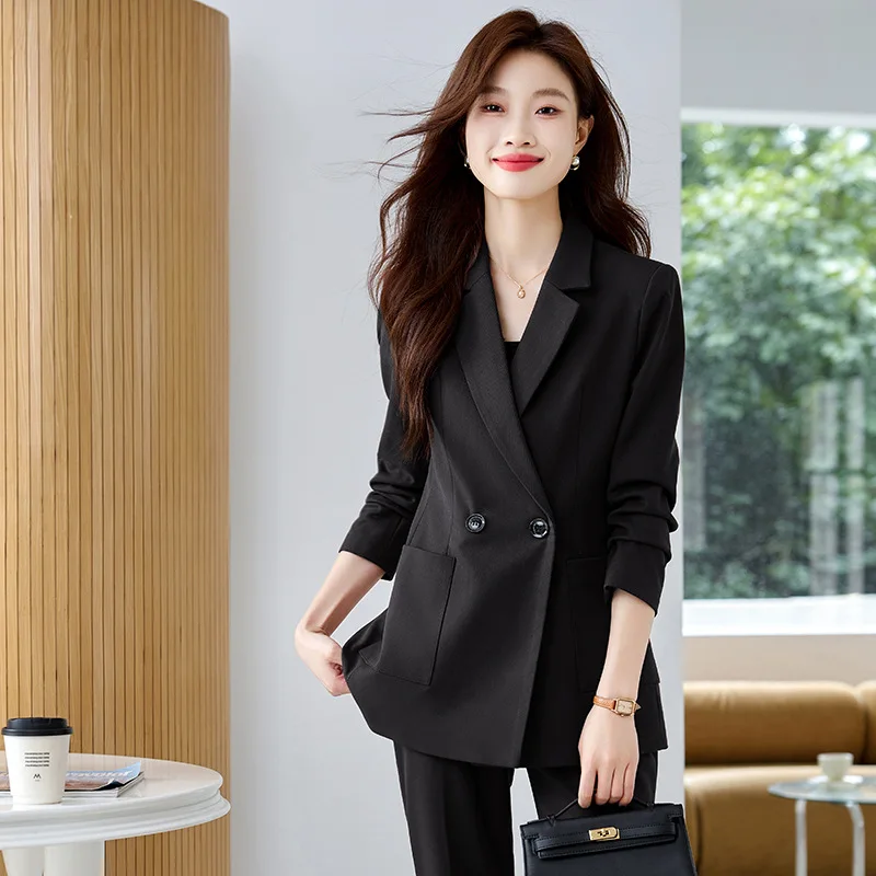 Business Suit Women's Spring and Autumn2024New Senior Sense Hotel Manager Formal Wear Business Reception Work Clothes