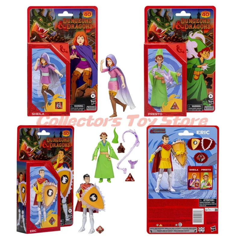 En Stock Dungeons X Dragons Serie Di Cartoni Classici Da 6 Pollici Serie Eric Hilla colección modelo figura de escritorio