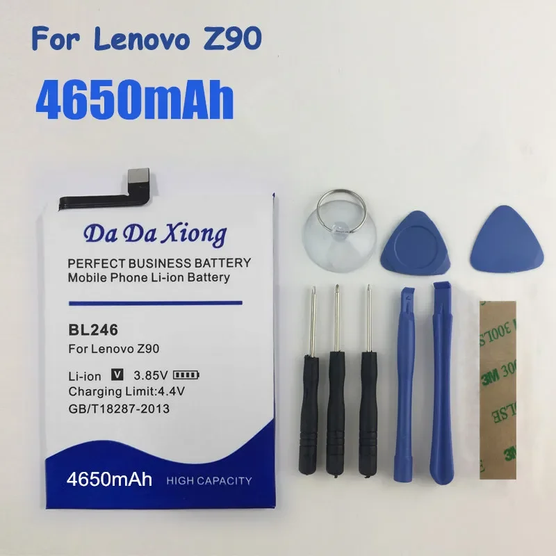 Аккумулятор BL246 4650 мАч высокого качества для Lenovo VIBE SHOT Z90 / Z90-3