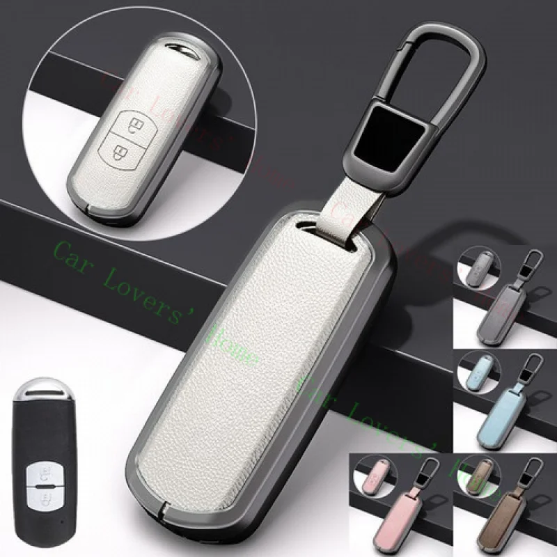 

Кожаный брелок для ключей из цинкового сплава A + чехол для Mazda CX-3 CX-5 2 3 5 6 CX-7 CX-9